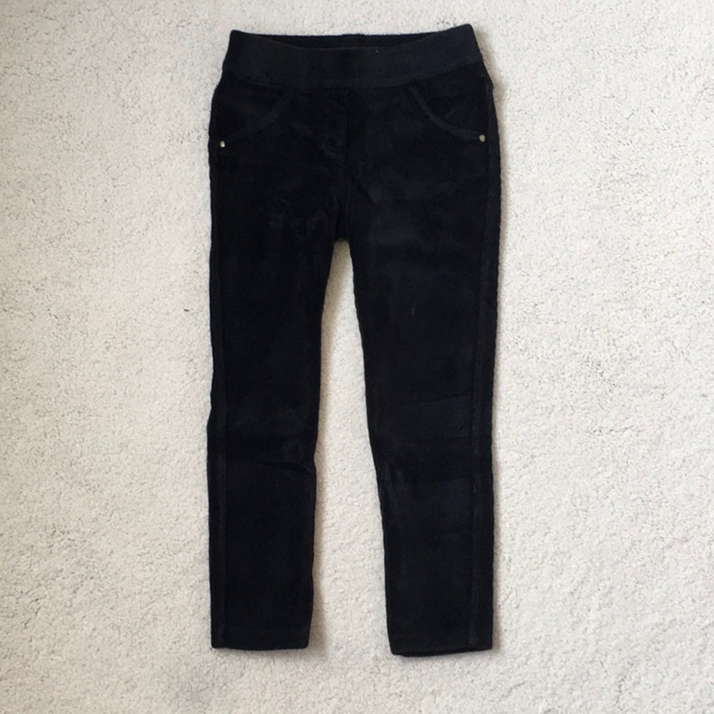 Girls L.A. Fresh Black Corduroy Pants NWOT 4T